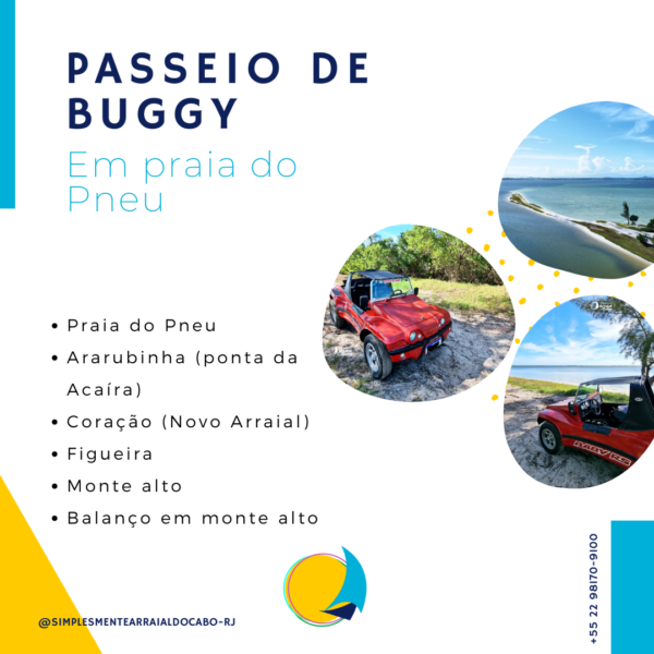 Passeio de Buggy na Praia do Pneu